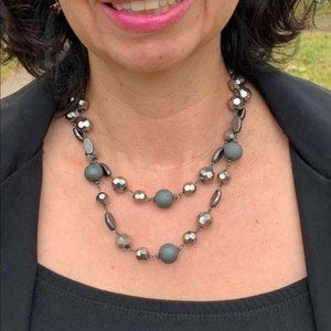 White House Black Market Beautiful Beaded Necklace